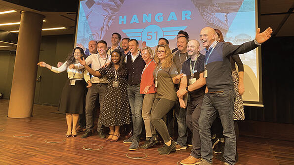 International Airlines Group’s Hangar 51 accelerator team