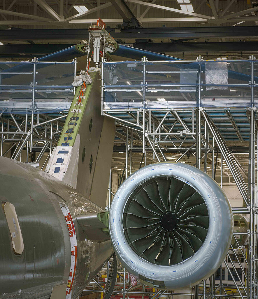 GE Passport engine is installed on FTV1