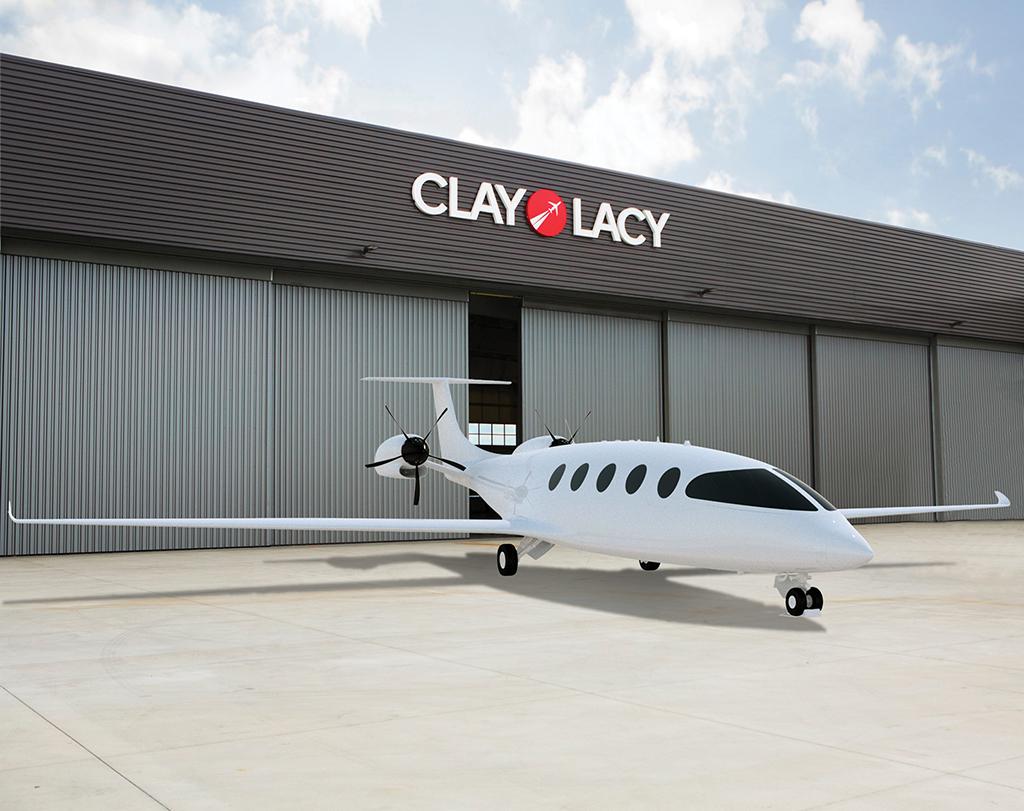 Clay Lacy Aviation electric vehicle charging station