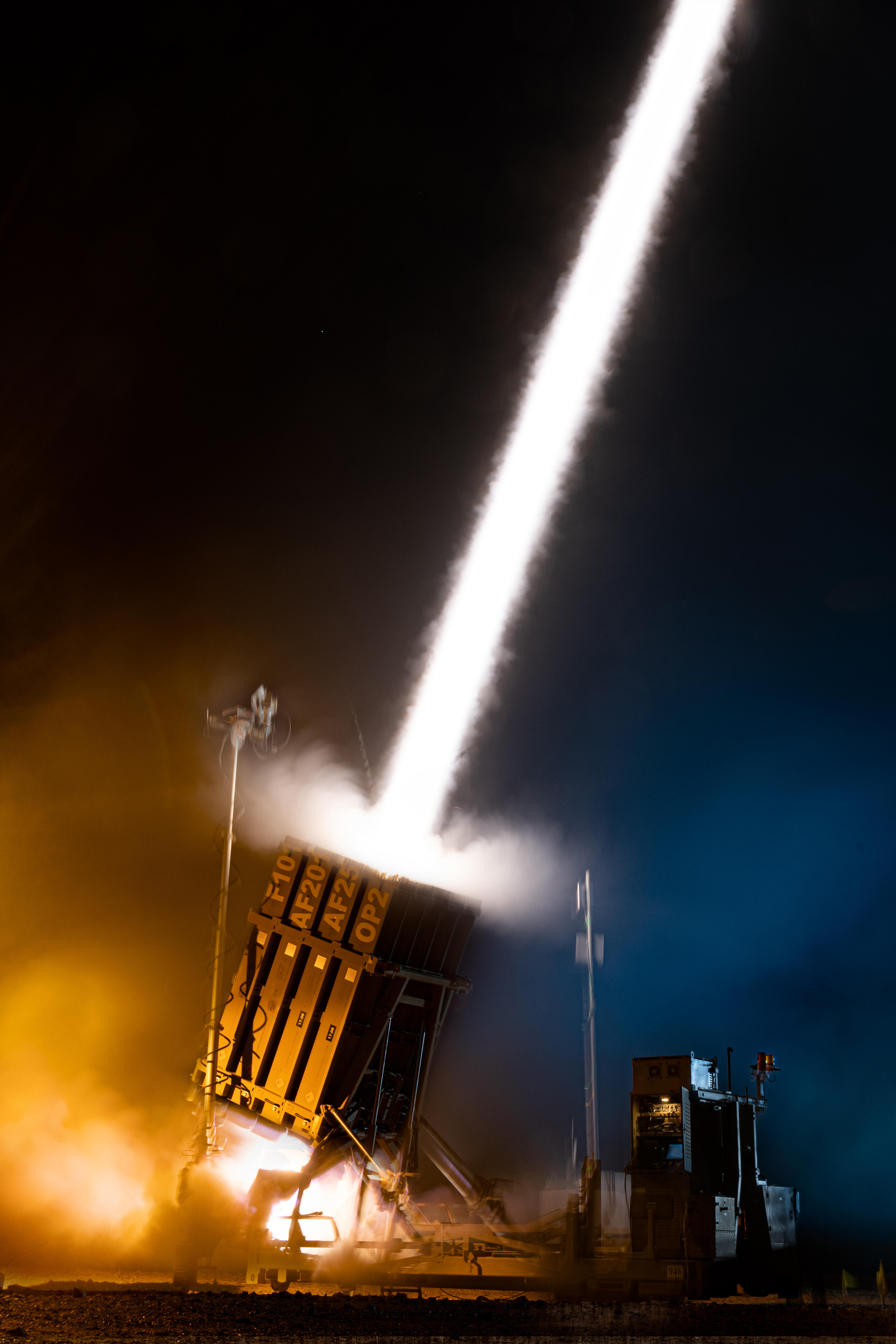 Iron Dome missle launch