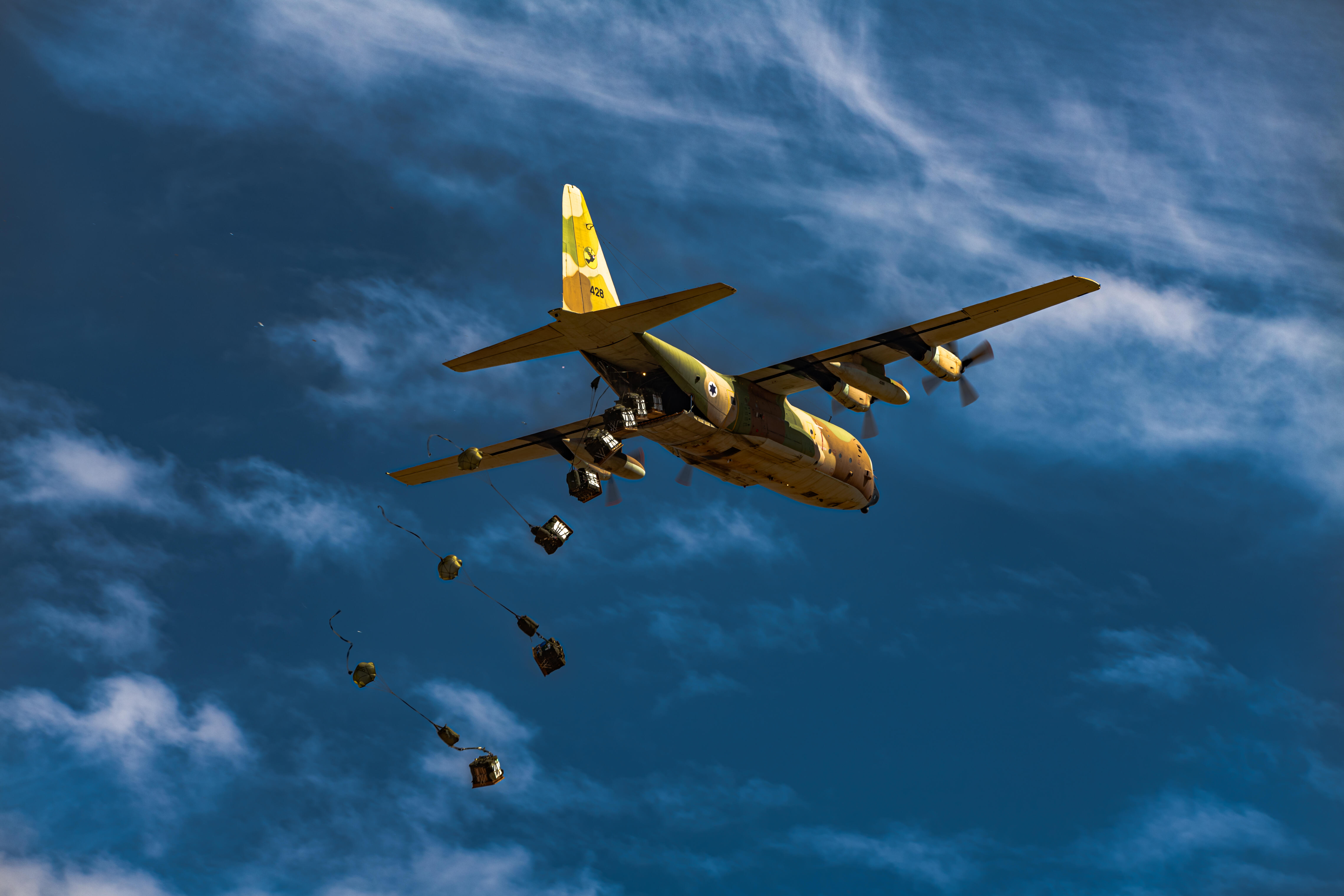 parachute supply drop