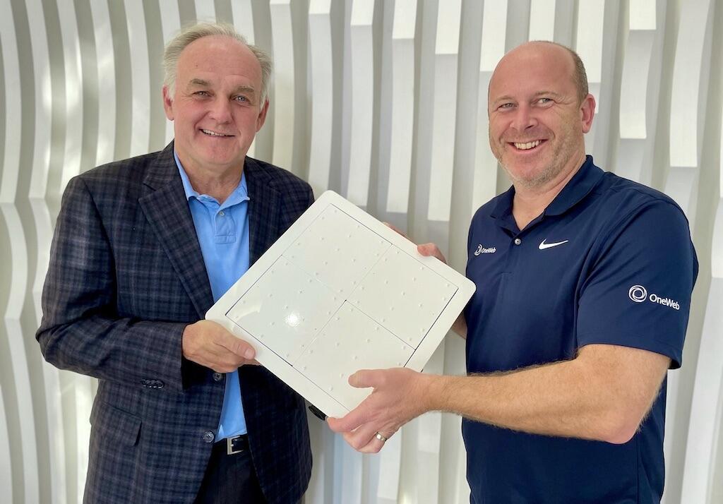 OneWeb satcom terminal agreement