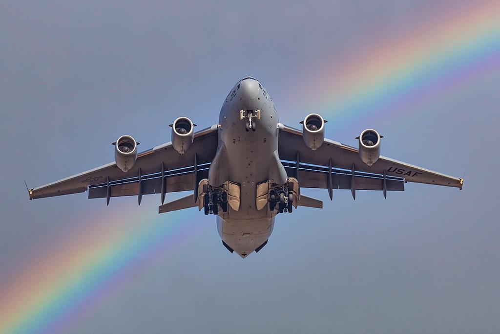 Boeing C-17 from the U.S. Air Force 452nd Air Mobility Wing