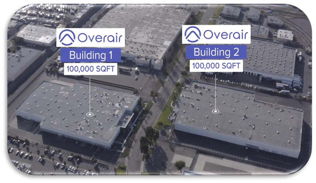 Overair operations Santa Ana, California