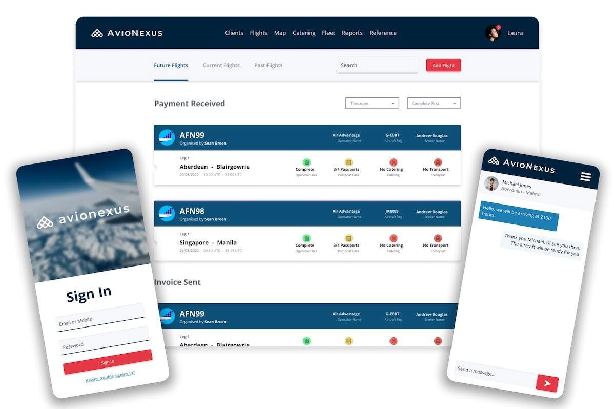 AvioNexus screenshot