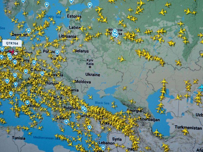 Ukranian airspace