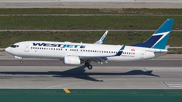 WestJet aircraft 