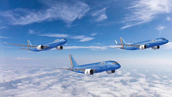 ITA Airways Airbus aircraft concept image