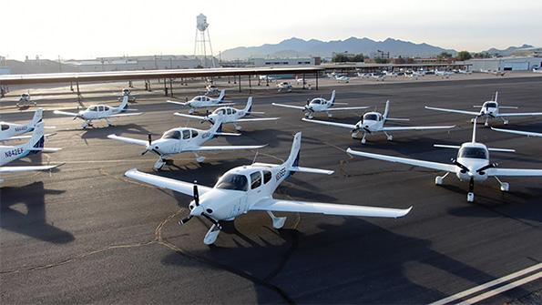 Cirrus TRAC SR20 single-engine training aircraft