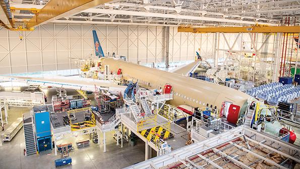 Airbus assembly line