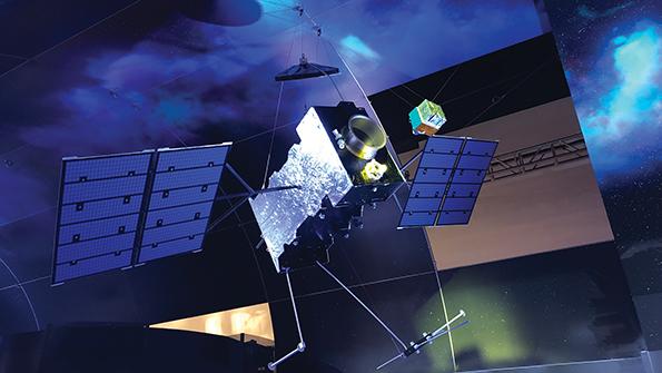 future GPS IIIF space vehicle model