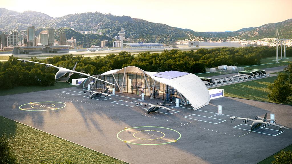 Luxaviation heliport