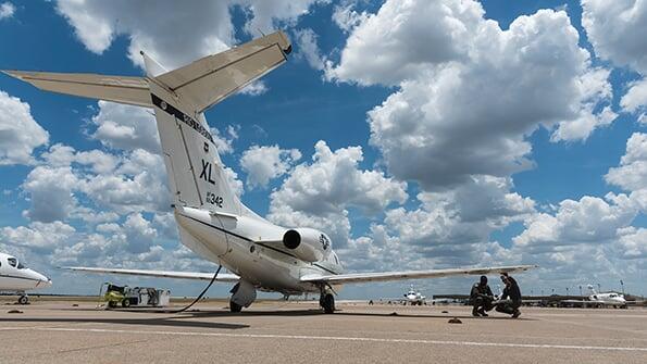 U.S. Air Force Raytheon T-1A aircraft