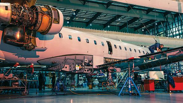 Bombardier CRJ700 assembly