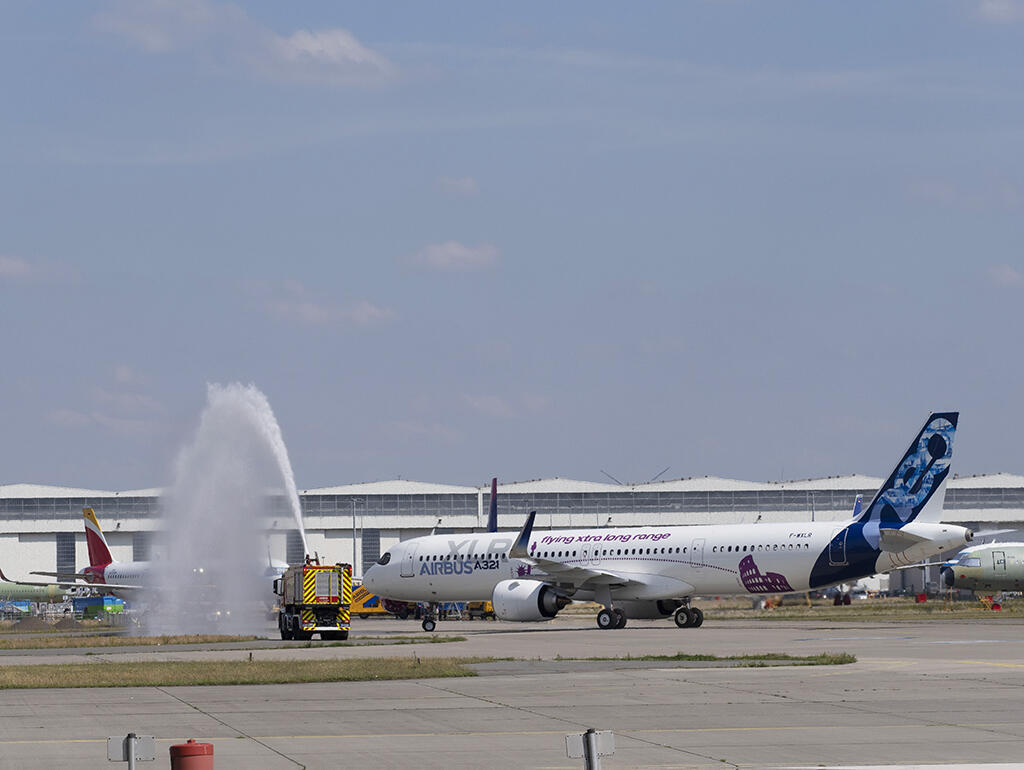 Airbus A321XLR aircraft on tarmac