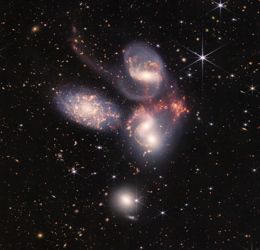 Stephan's Quintet imaged by JWST