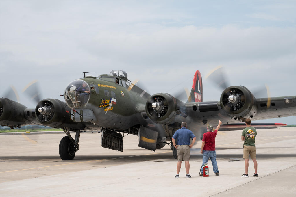 B-17 Texas Raiders in St. Joseph Mo.