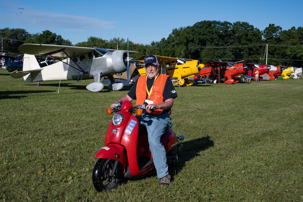 Doug Henderson, Flight Line Volunteer for the EAA