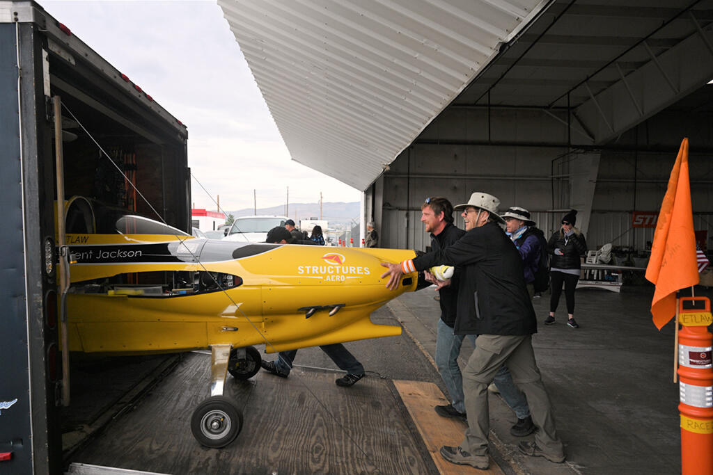 Matt Woo and Dave Carter roll Once More into the travel trailer