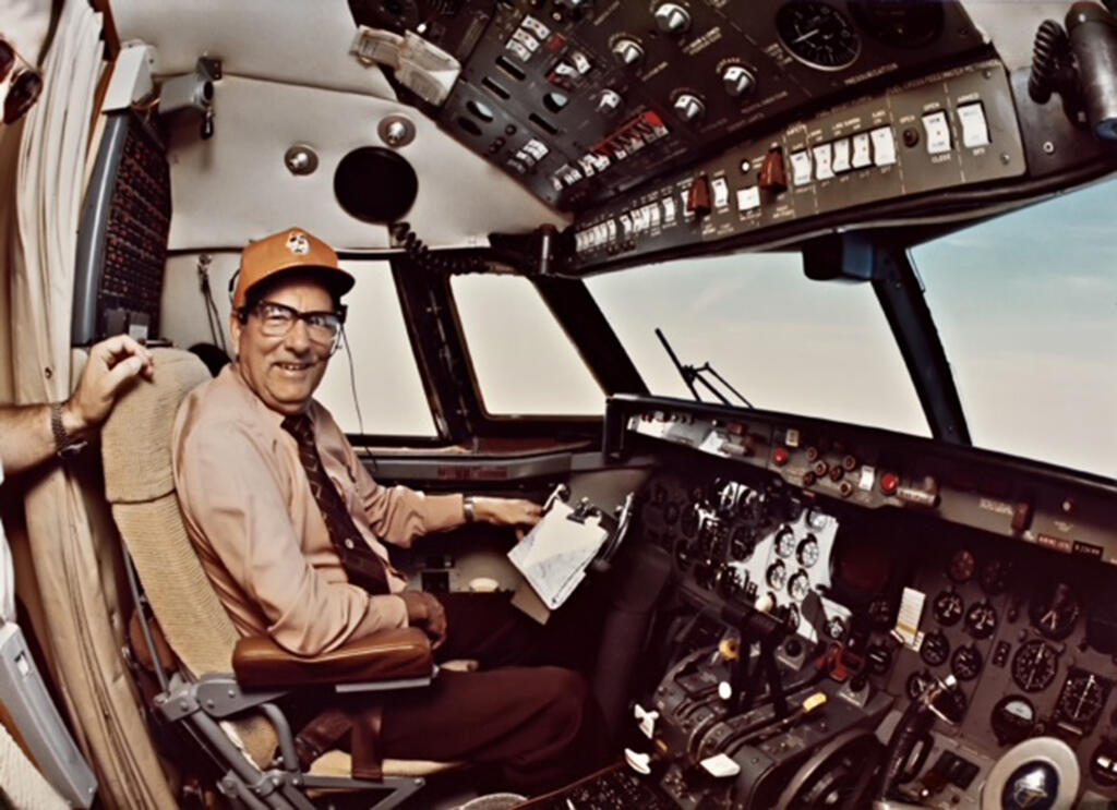 Chuck Malone on his final flight in N234MM