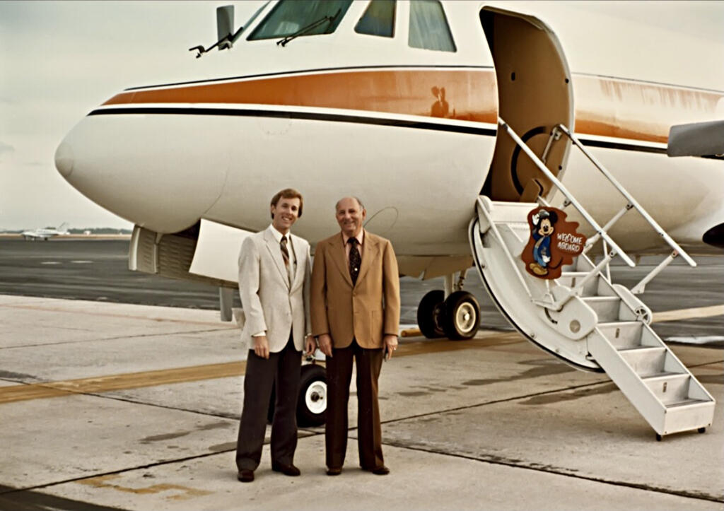 Mark Malone, Chuck Malone and Walt Disney's Gulfstream