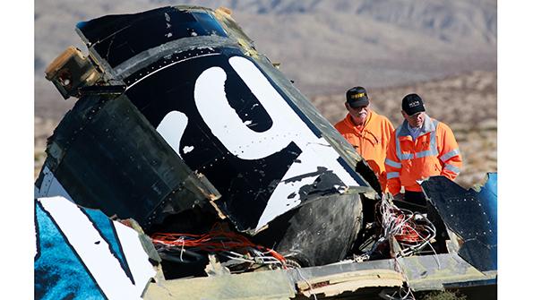 aircraft crash scene