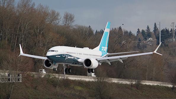 Boeing 737 MAX on tarmac