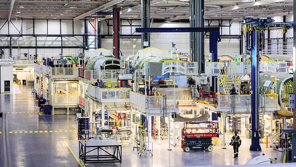 Airbus final assembly line facility