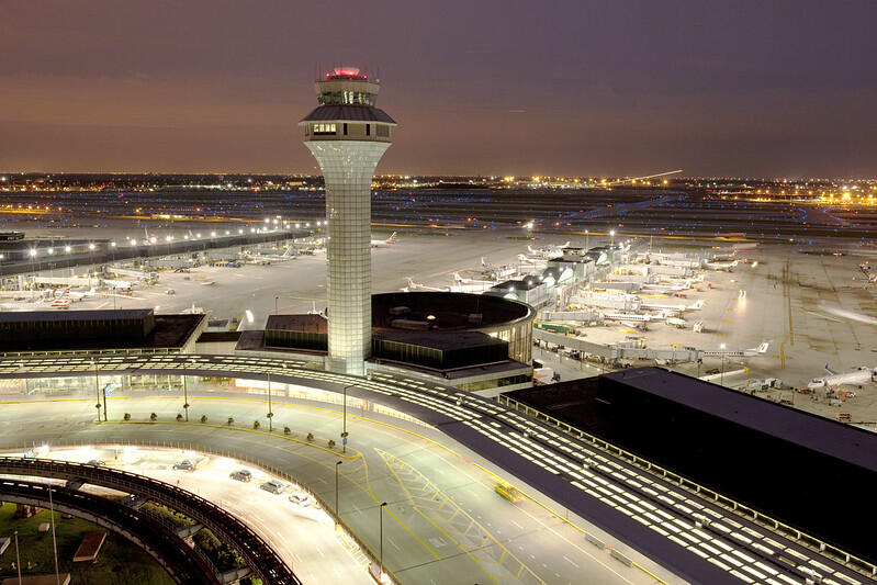 ORD at night