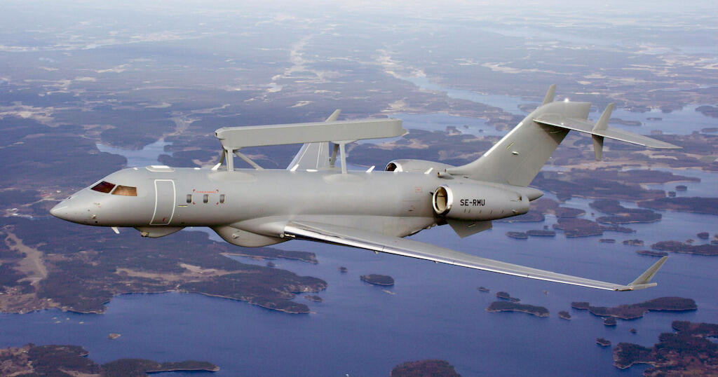Saab GlobalEye Bomardier Global 6000