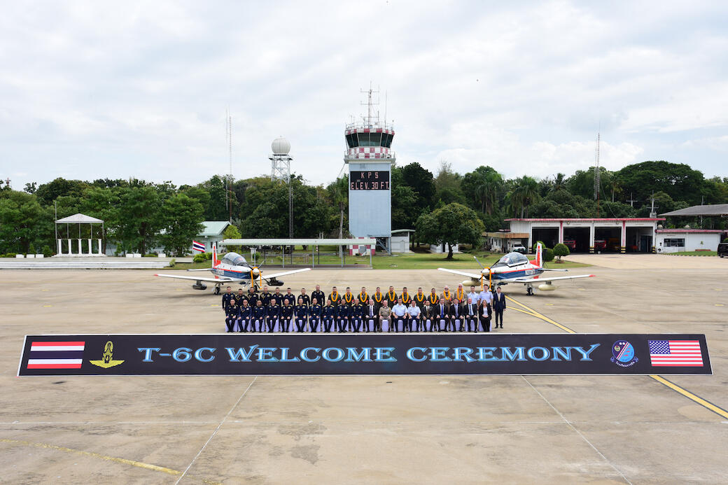Royal Thai Air Force Textron T-6THs