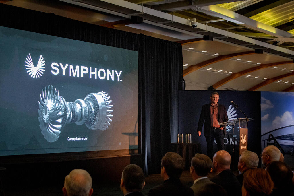 Boom's Symphony engine for supersonic aircraft