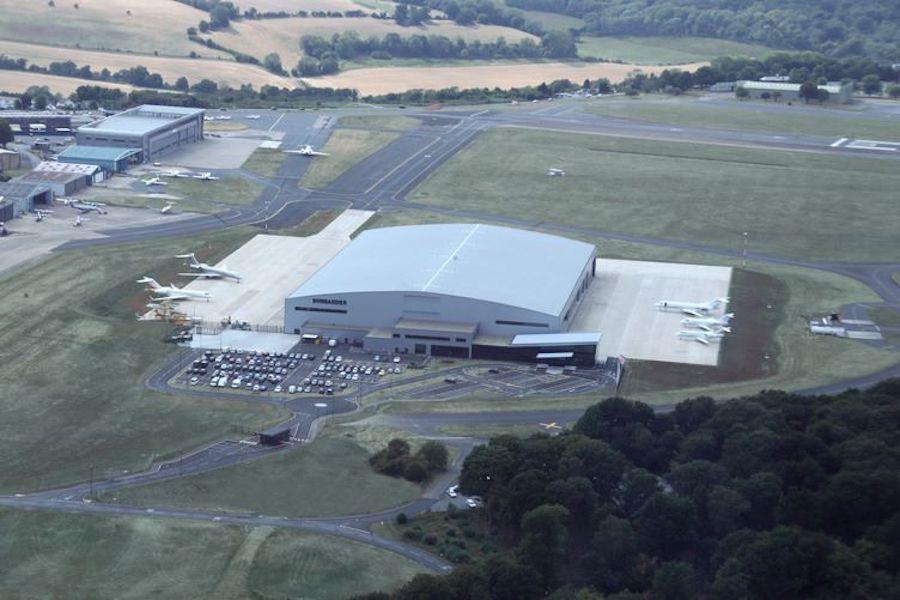 Bombardier's Biggin Hill service center