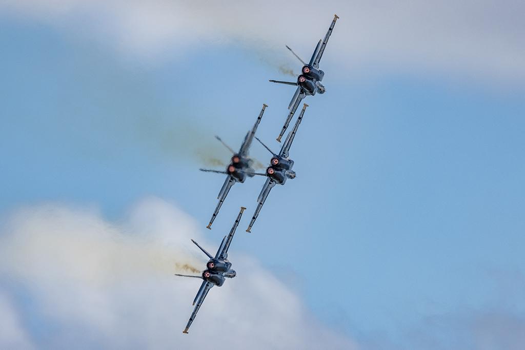 Blue Angels diamond formation