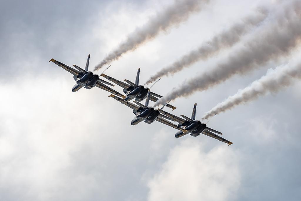 Blue Angels diamond formation