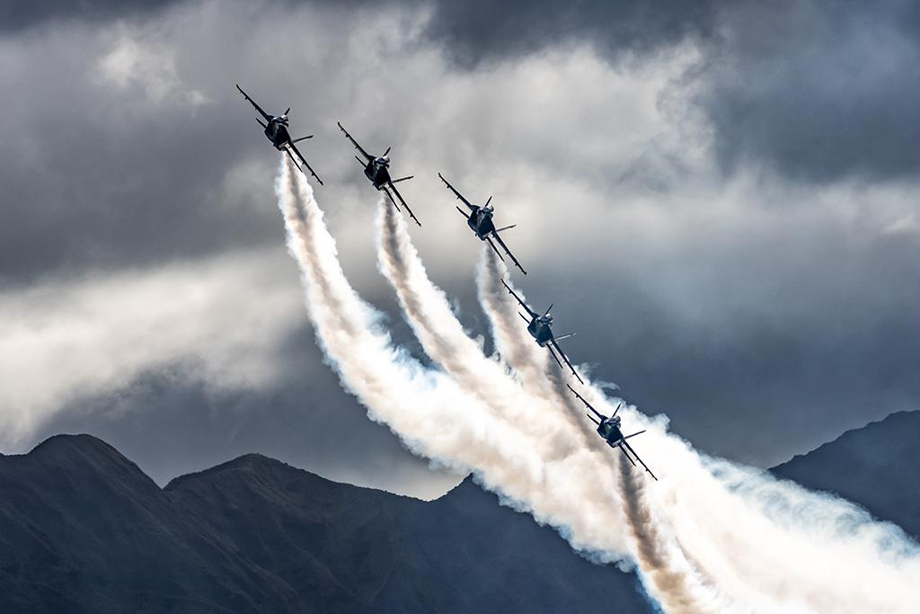 Blue Angels delta pass