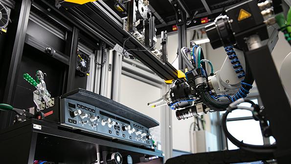 robot performing inspection