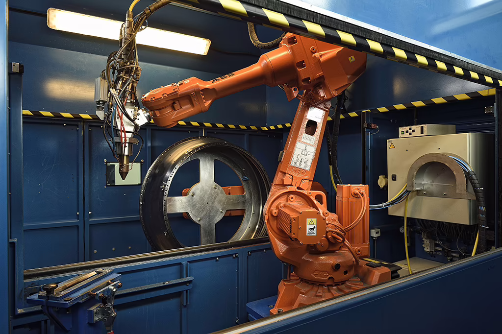 Robot performing maintenance repairs