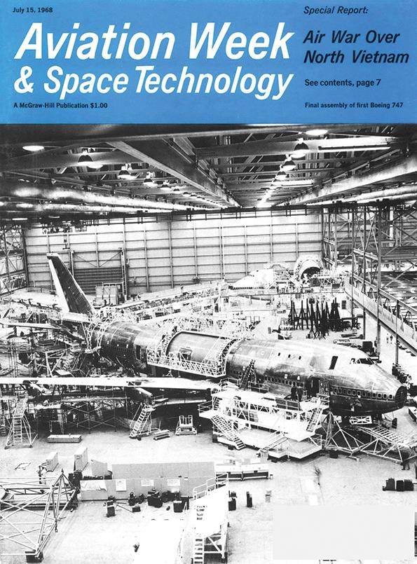 Aviation Week &amp; Space Technology cover from July 15, 1968