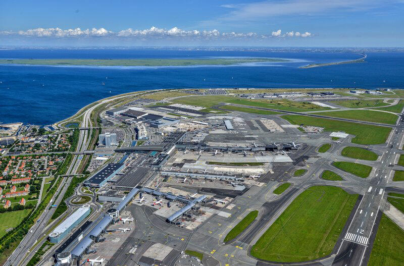 Copenhagen Airport from above