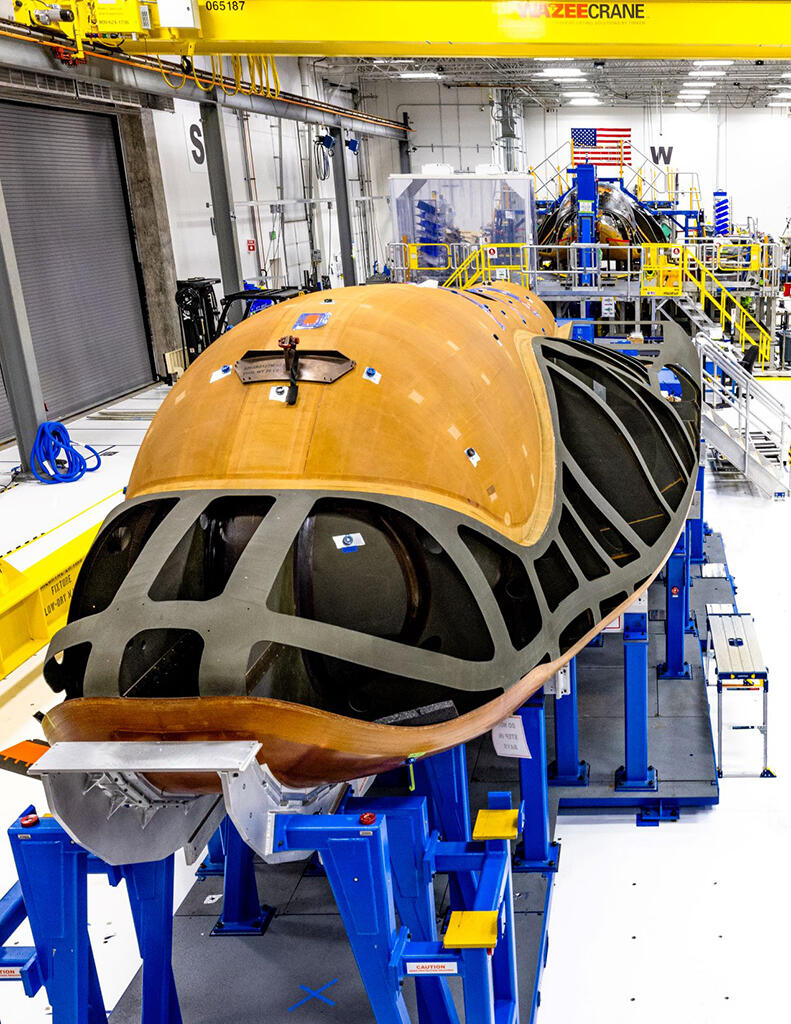 skeletal composite airframe of the second Dream Chaser