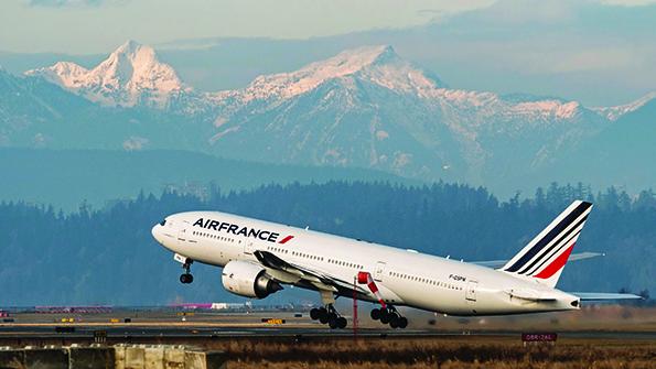 Air France aircraft taking off