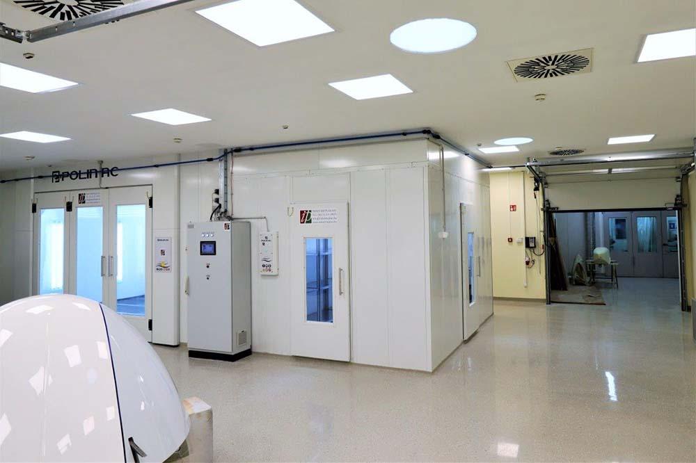 Aeroplex of Central Europe new paint shop