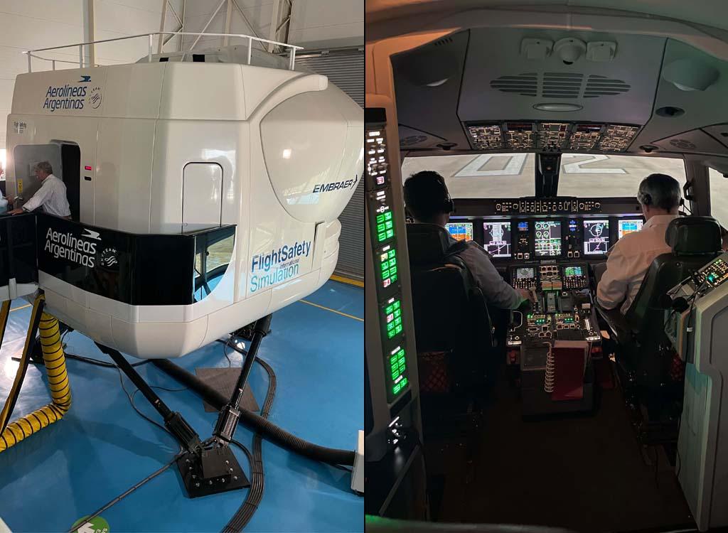 Embraer flight simulator