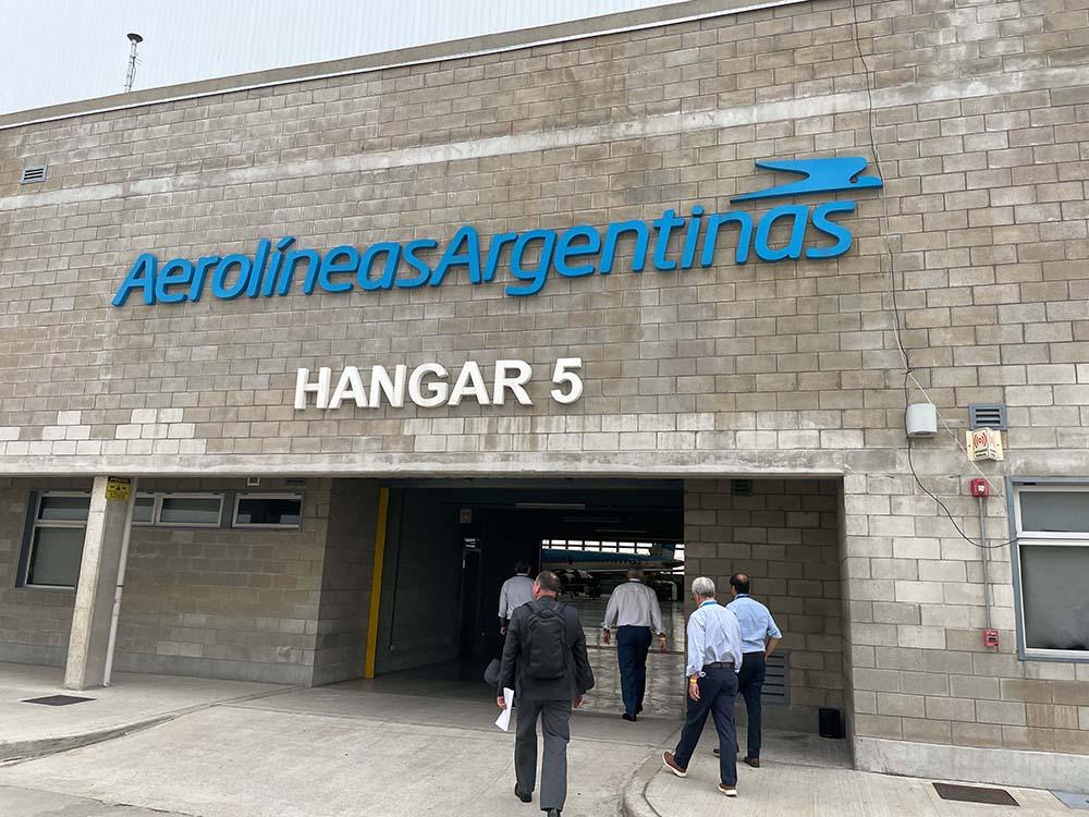 Hangar 5 entrance