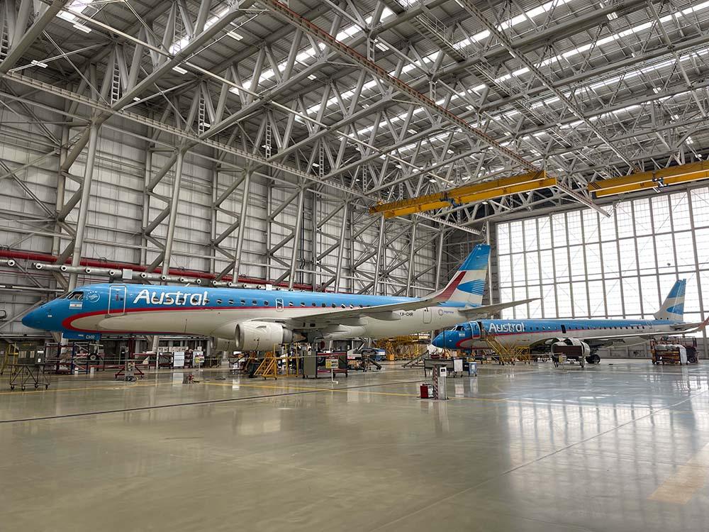 Austral aircraft in Hangar 5