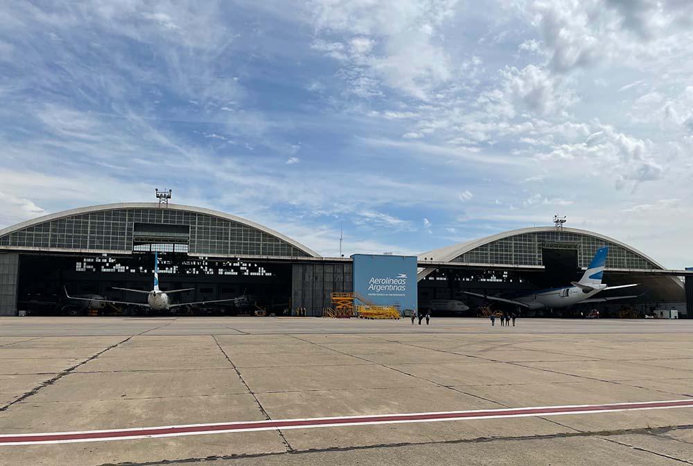 Aerolineas Argentinas hangars