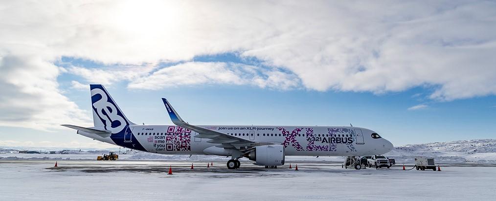 Airbus A321XLR winter test