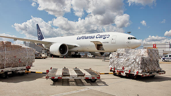 Lufthansa cargo aircraft