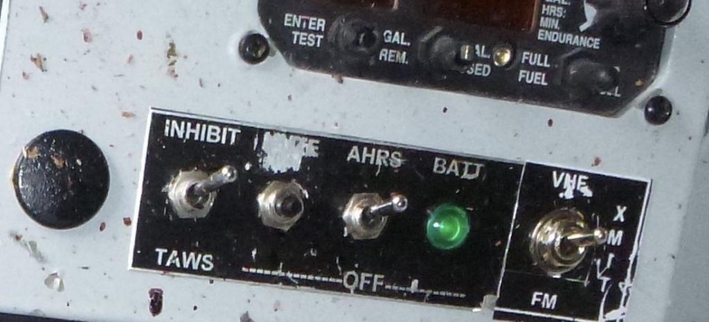 TAWS inhibit switch